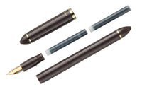 Sailor Compass Fude De Mannen Fountain Pen - Pearl Brown, 40°