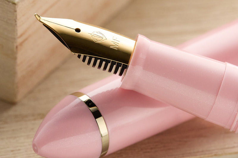 Sailor Compass Fude De Mannen Fountain Pen - Pearl Pink, 40°