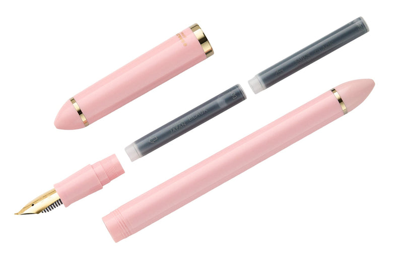 Sailor Compass Fude De Mannen Fountain Pen - Pearl Pink, 40°