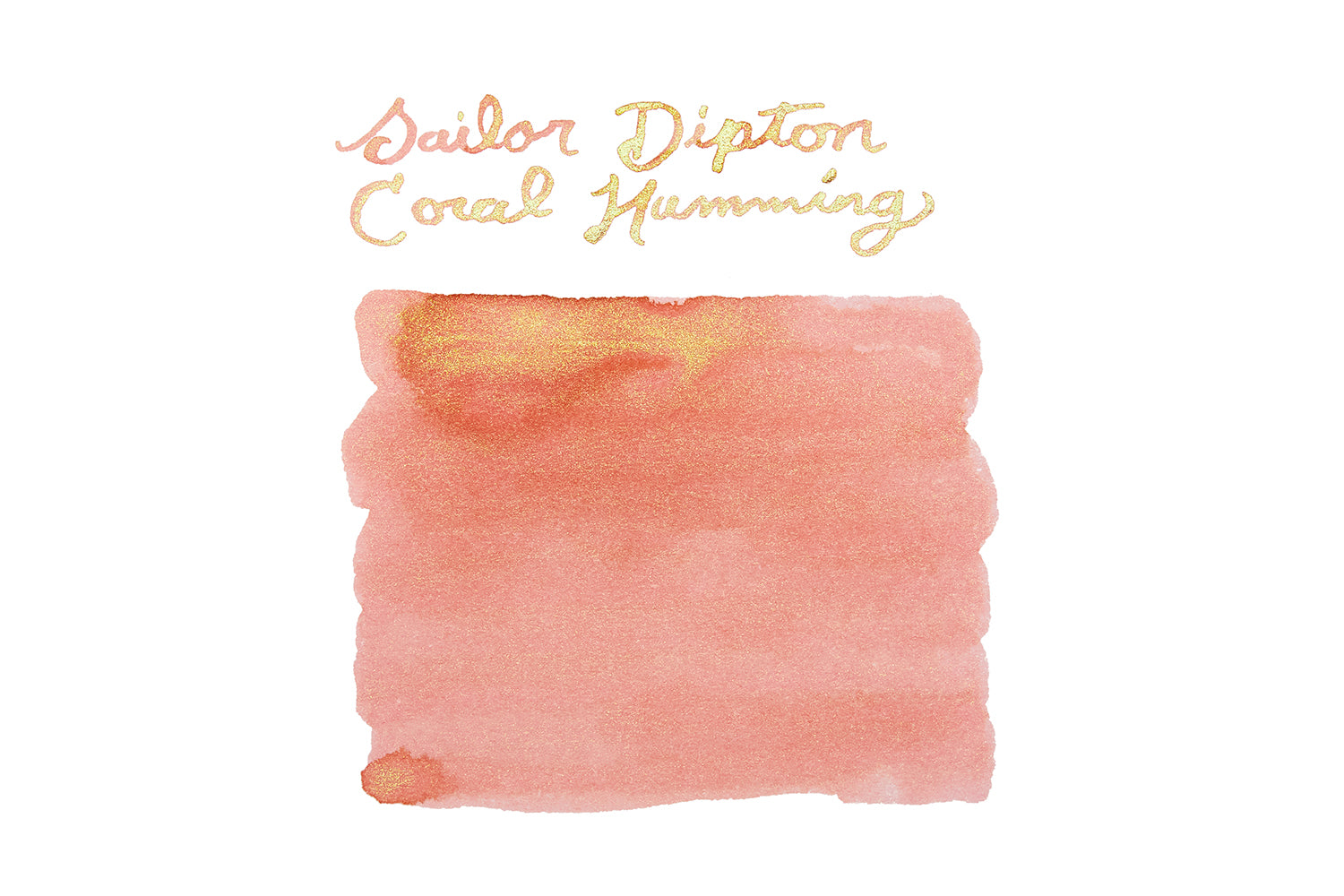 Sailor Dipton Coral Humming fountain pen ink