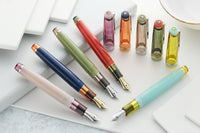 Sailor Pro Gear Slim Manyo Fountain Pen Set - Red Bean (Limited Edition)