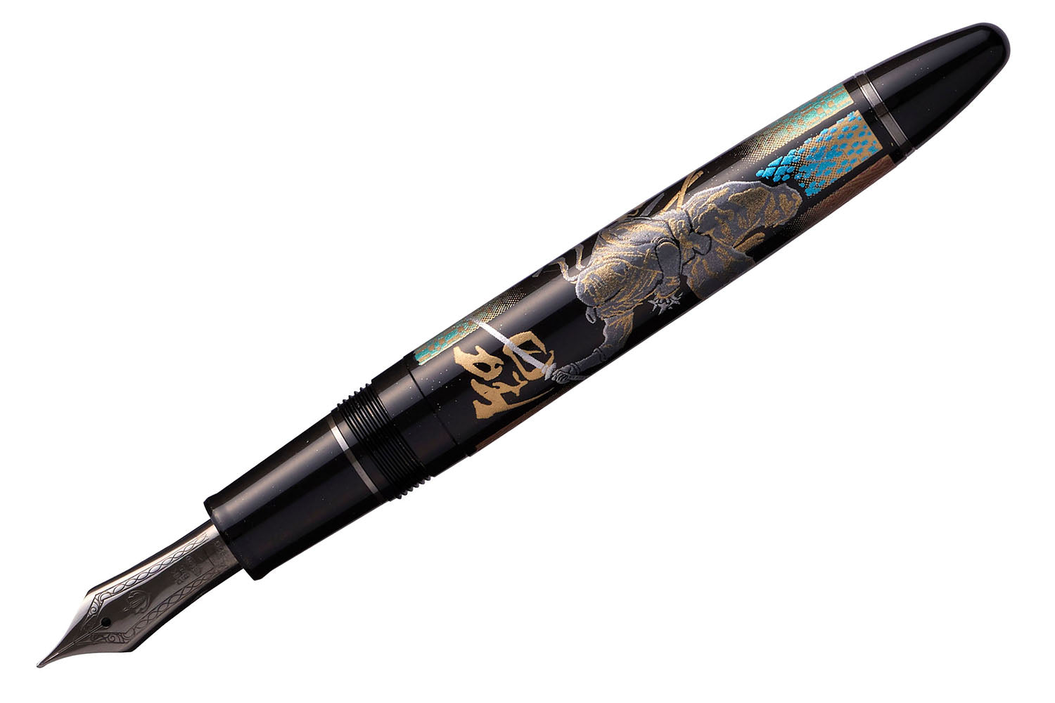 Sailor 1911L Ninja Maki-e Fountain Pen - Gojoh