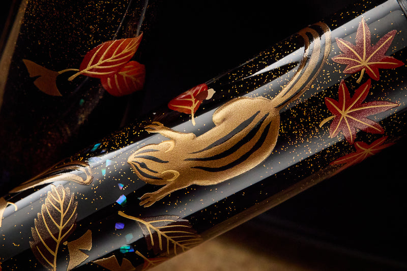 TACCIA Empress Maki-e Fountain Pen - Chipmunk (Limited Edition)