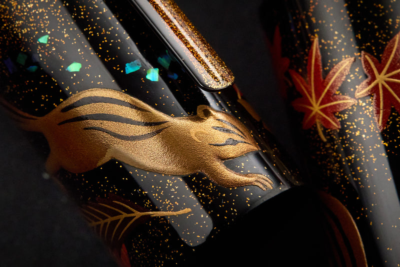 TACCIA Empress Maki-e Fountain Pen - Chipmunk (Limited Edition)