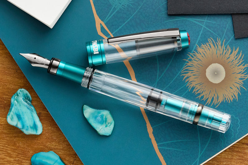 TWSBI Diamond 580ALR Fountain Pen - Caribbean w/ Onyx