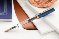 TWSBI ECO Fountain Pen - Indigo Blue w/ Bronze Trim