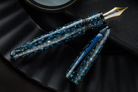 TACCIA Empress Shin Tsugaru Nuri Fountain Pen - Ao-Iro (Limited Edition)