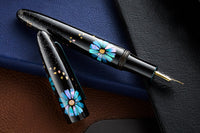 TACCIA Miyabi Bon-Bori Fountain Pen - Blue Daisies (Limited Edition)