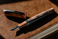 Visconti Medici Fountain Pen - Briarwood / Ruthenium