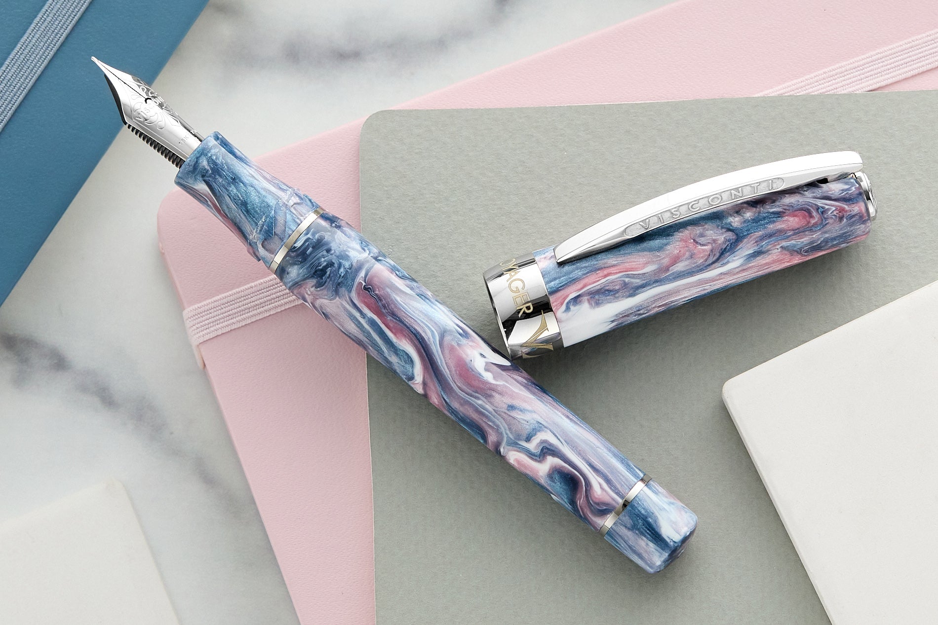 Visconti Voyager Mariposa Fountain Pen - Painted Beauty