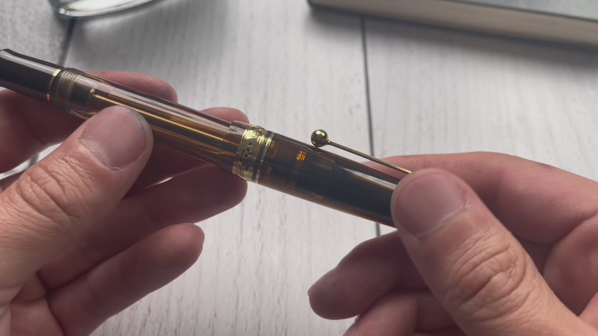 Video of Pilot Custom 823 Amber