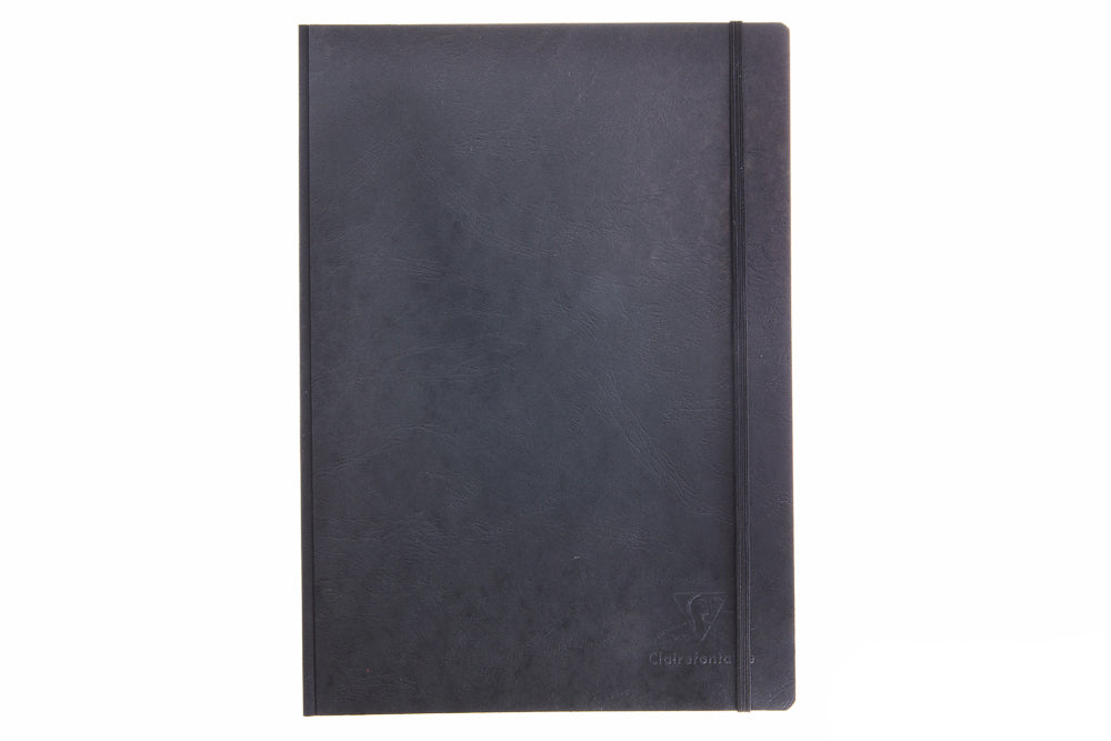 Clairefontaine Basic Clothbound A4 Notebook - Black, Lined