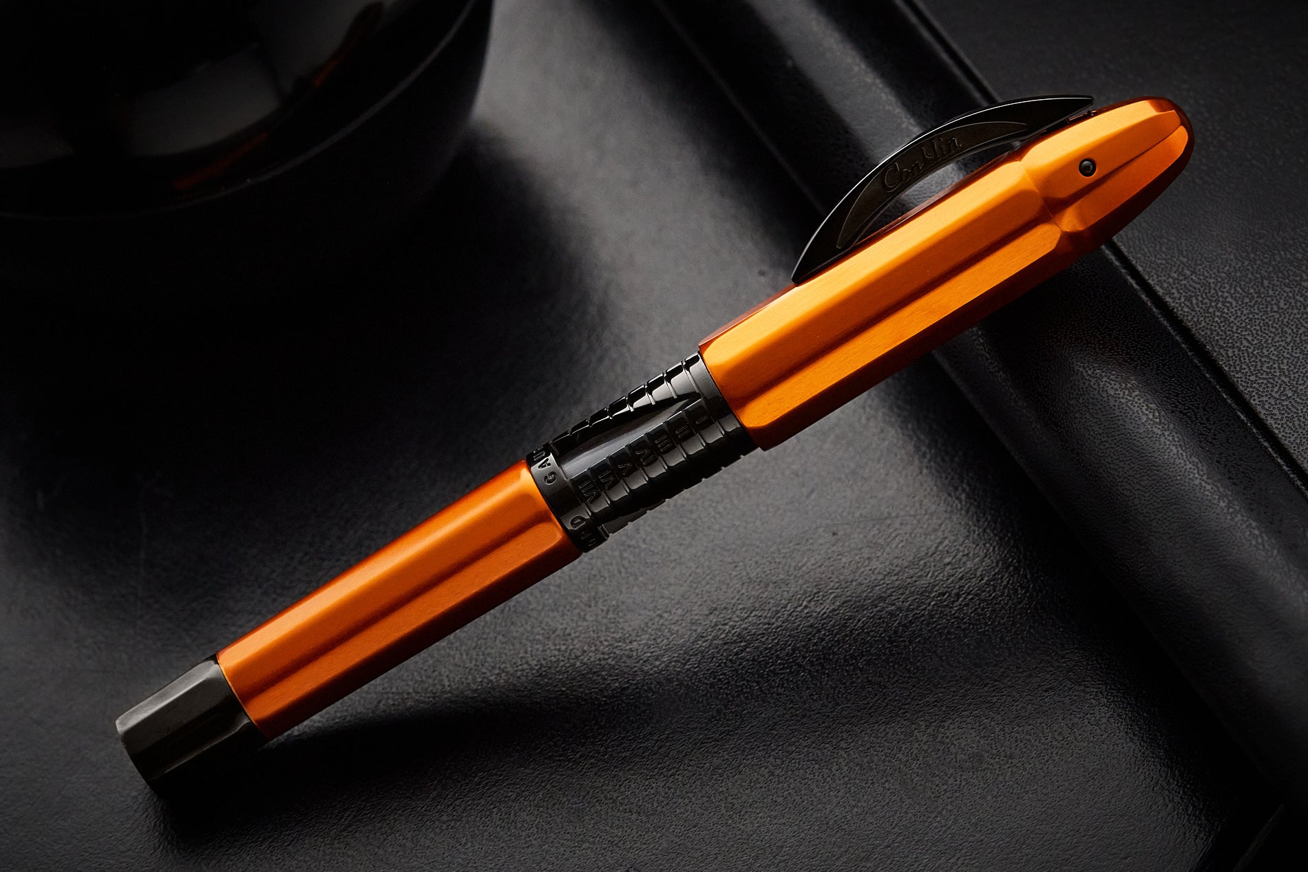 Conklin 125th Anniversary Nozac Classic Fountain Pen - Orange/Black (Limited Edition)