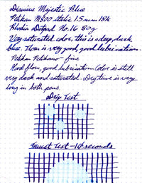 Diamine Majestic Blue - 80ml Bottled Ink