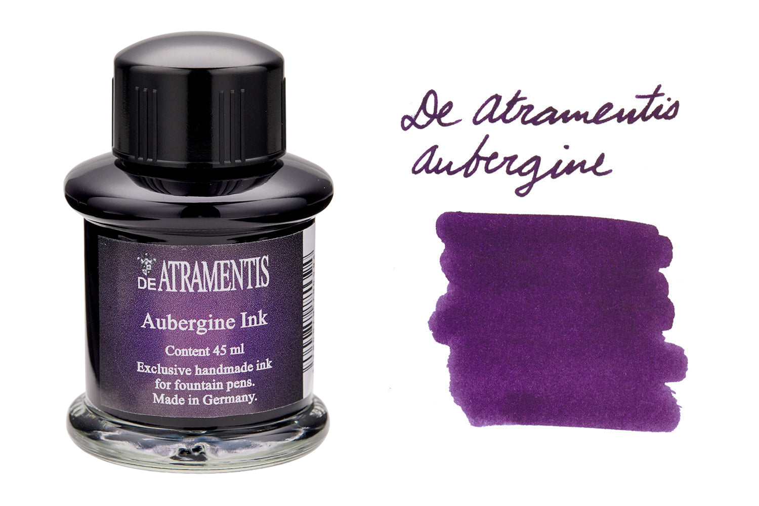 De Atramentis Aubergine - 45ml Bottled Ink