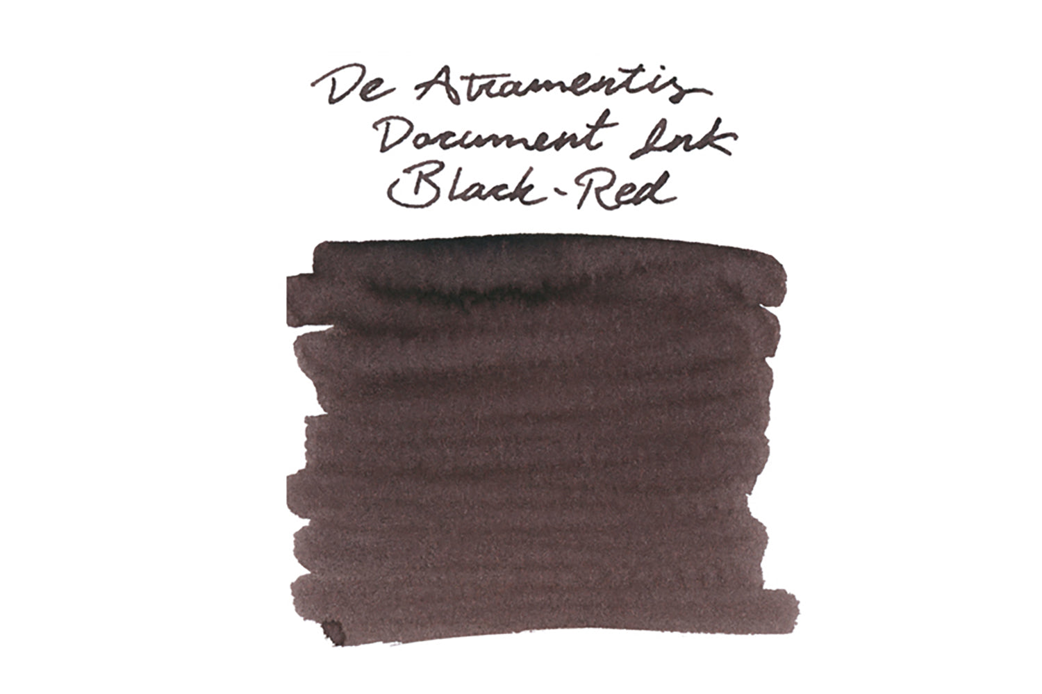 De Atramentis Document Ink Black Red fountain pen ink