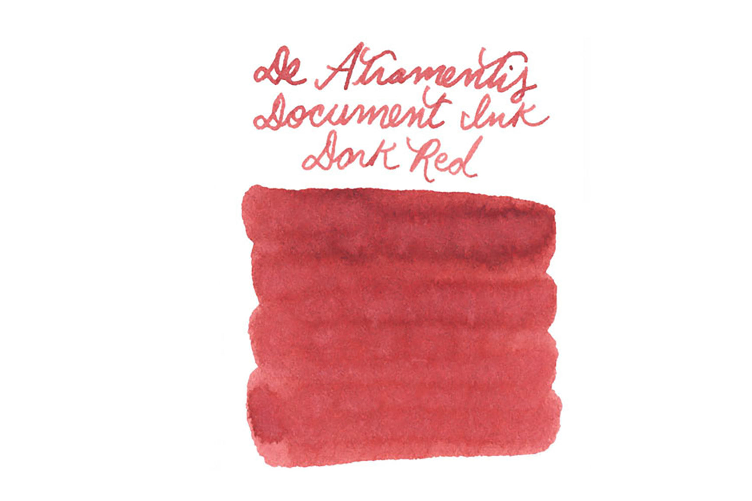 De Atramentis Document Ink Dark Red fountain pen ink