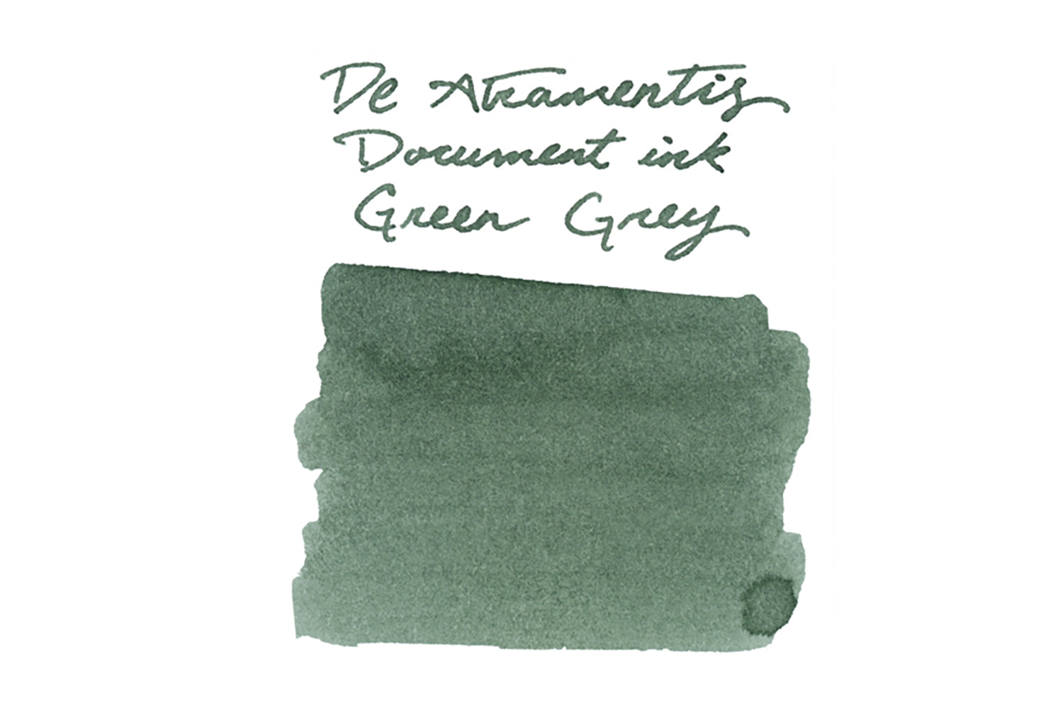 De Atramentis Document Ink Green Grey fountain pen ink