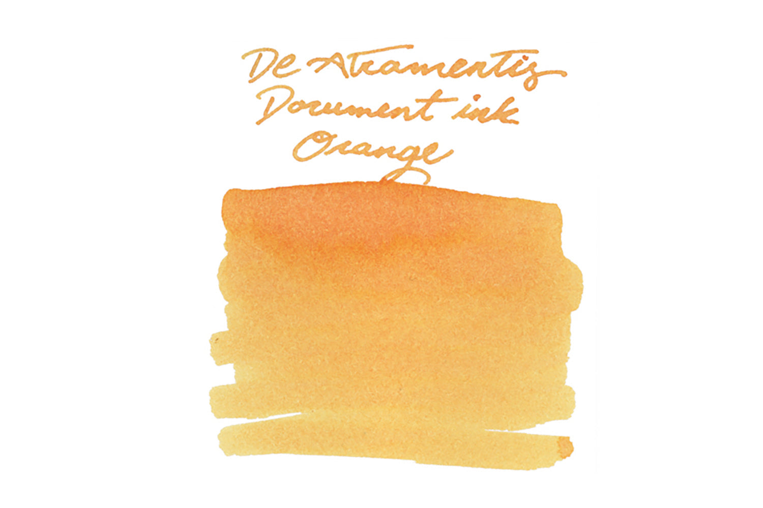 De Atramentis Document Ink Orange fountain pen ink