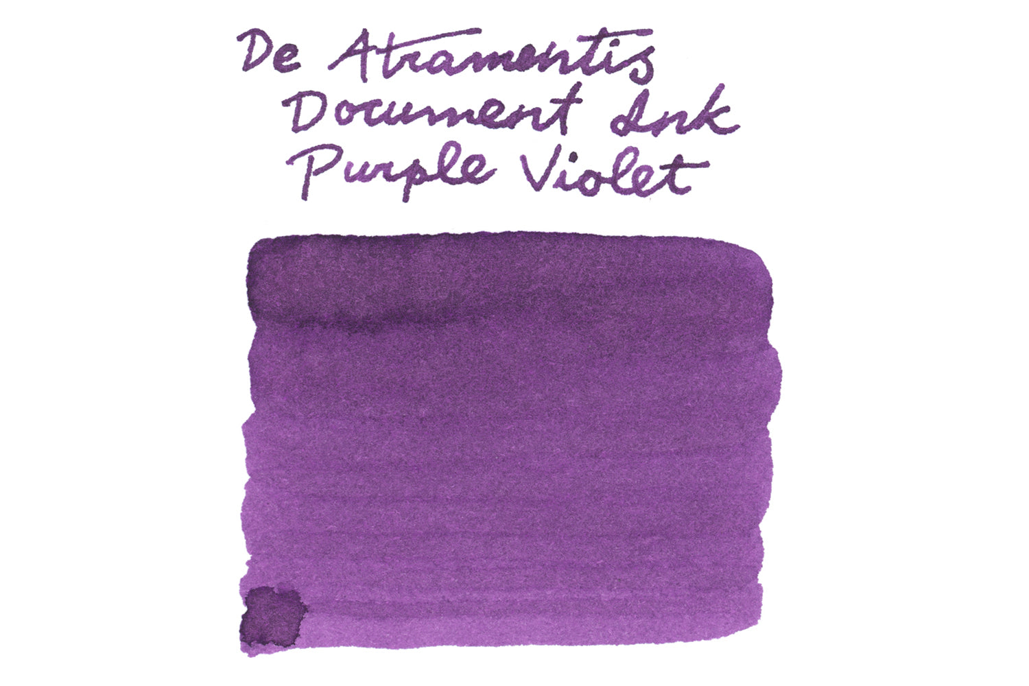 De Atramentis Document Ink Purple Violet fountain pen ink