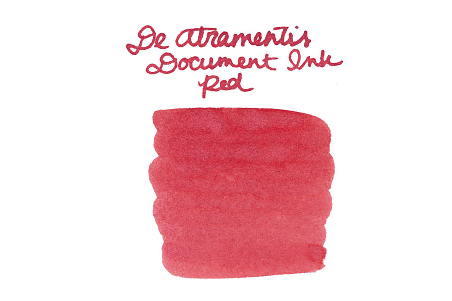 De Atramentis Document Ink Red fountain pen ink