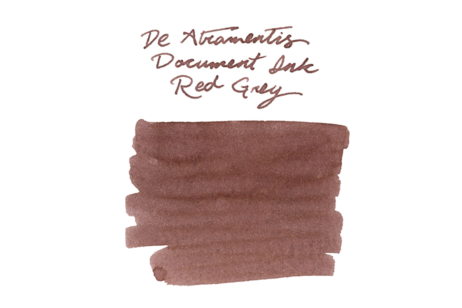 De Atramentis Document Ink Red Grey fountain pen ink