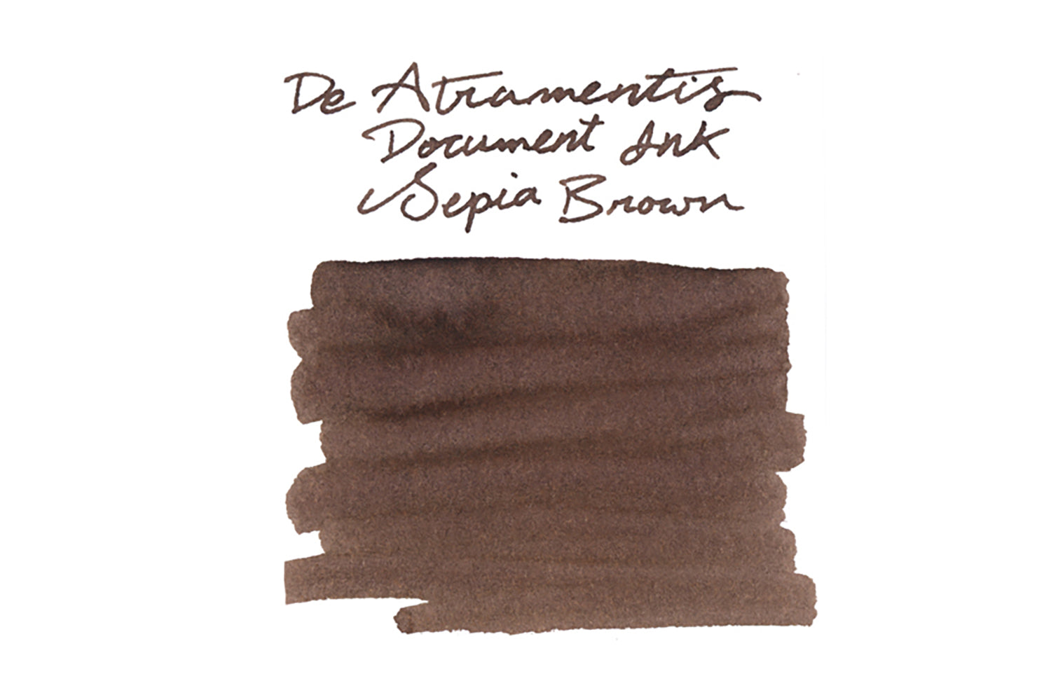 De Atramentis Document Ink Sepia Brown fountain pen ink