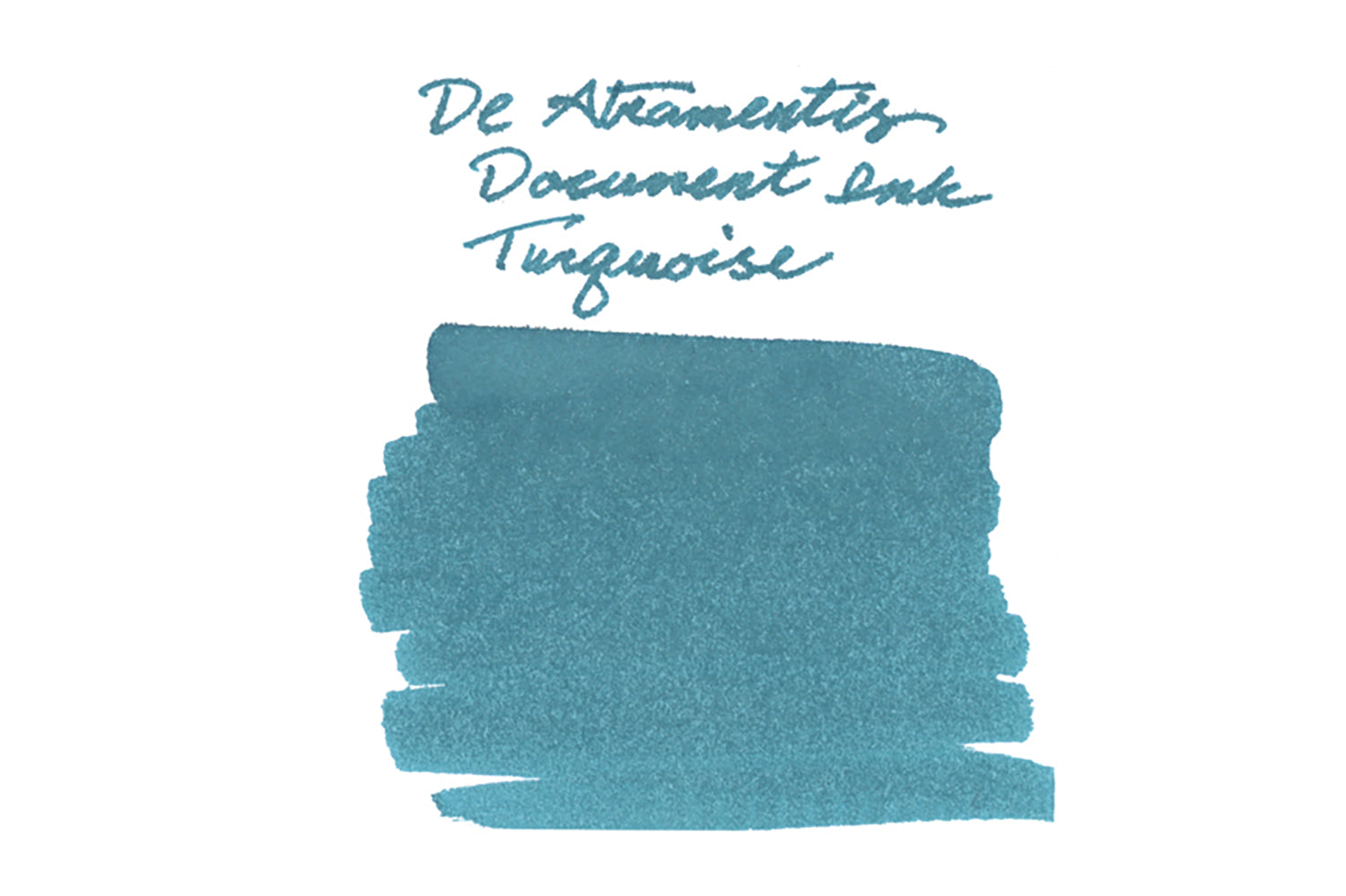 De Atramentis Document Ink Turquoise fountain pen ink