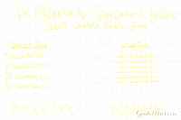 De Atramentis Document Ink Yellow - Ink Sample