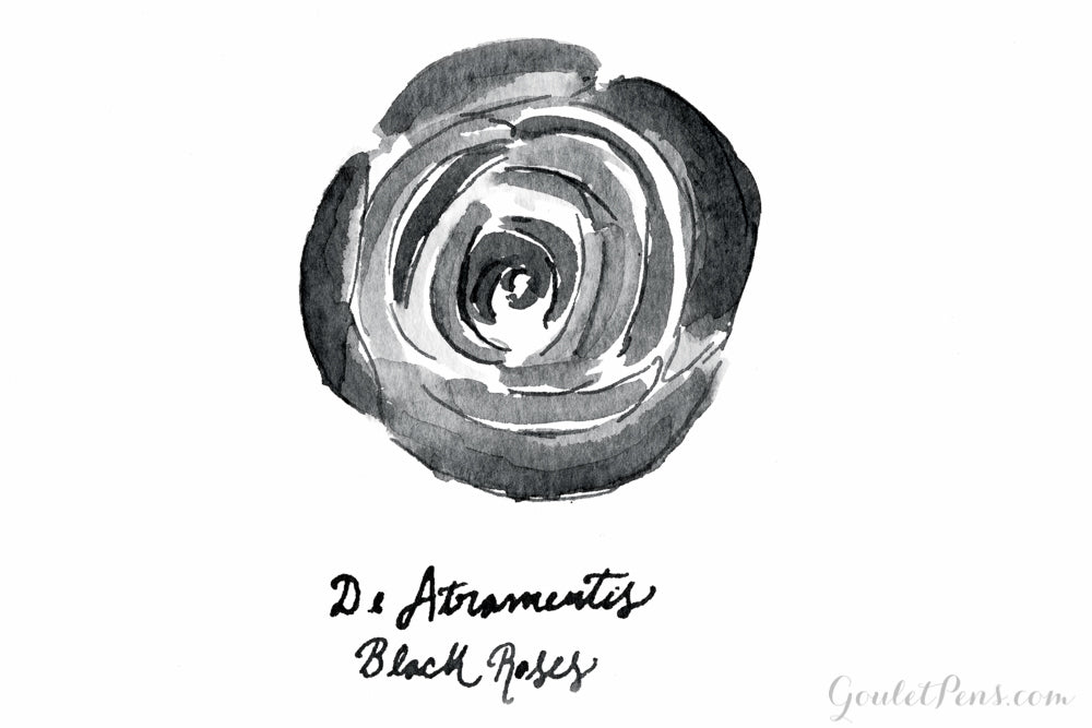 De Atramentis Black Roses (scented) fountain pen ink