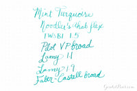 De Atramentis Mint Turquoise - Ink Sample