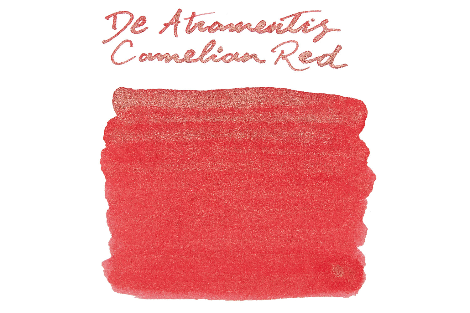 De Atramentis Pearlescent Camelien Red-Copper fountain pen ink