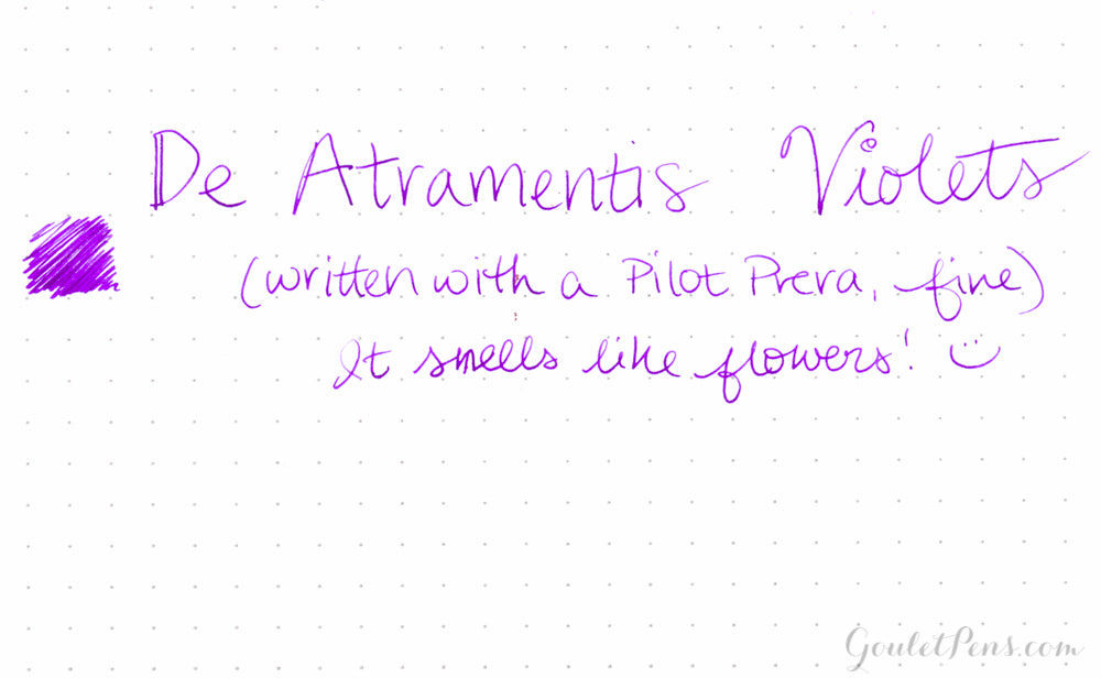 De Atramentis Violets (scented) fountain pen ink