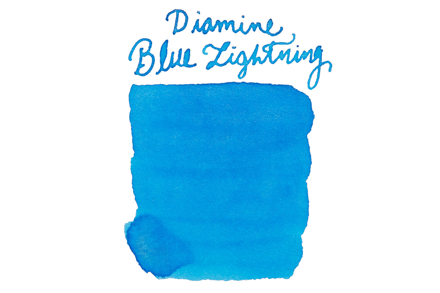 Diamine Blue Lightning fountain pen ink