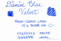 Diamine Blue Velvet - Ink Sample