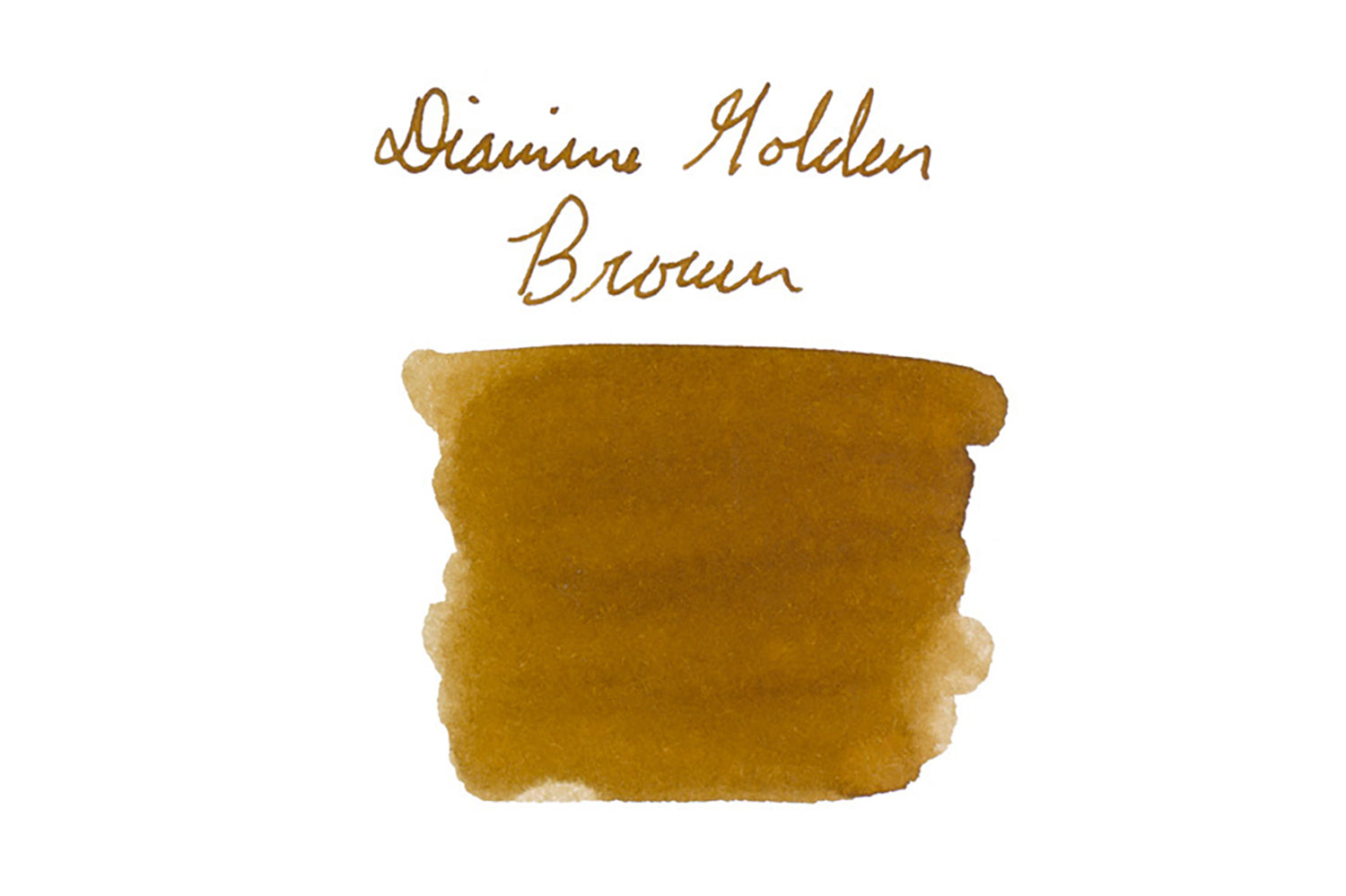 Diamine Golden Brown fountain pen ink