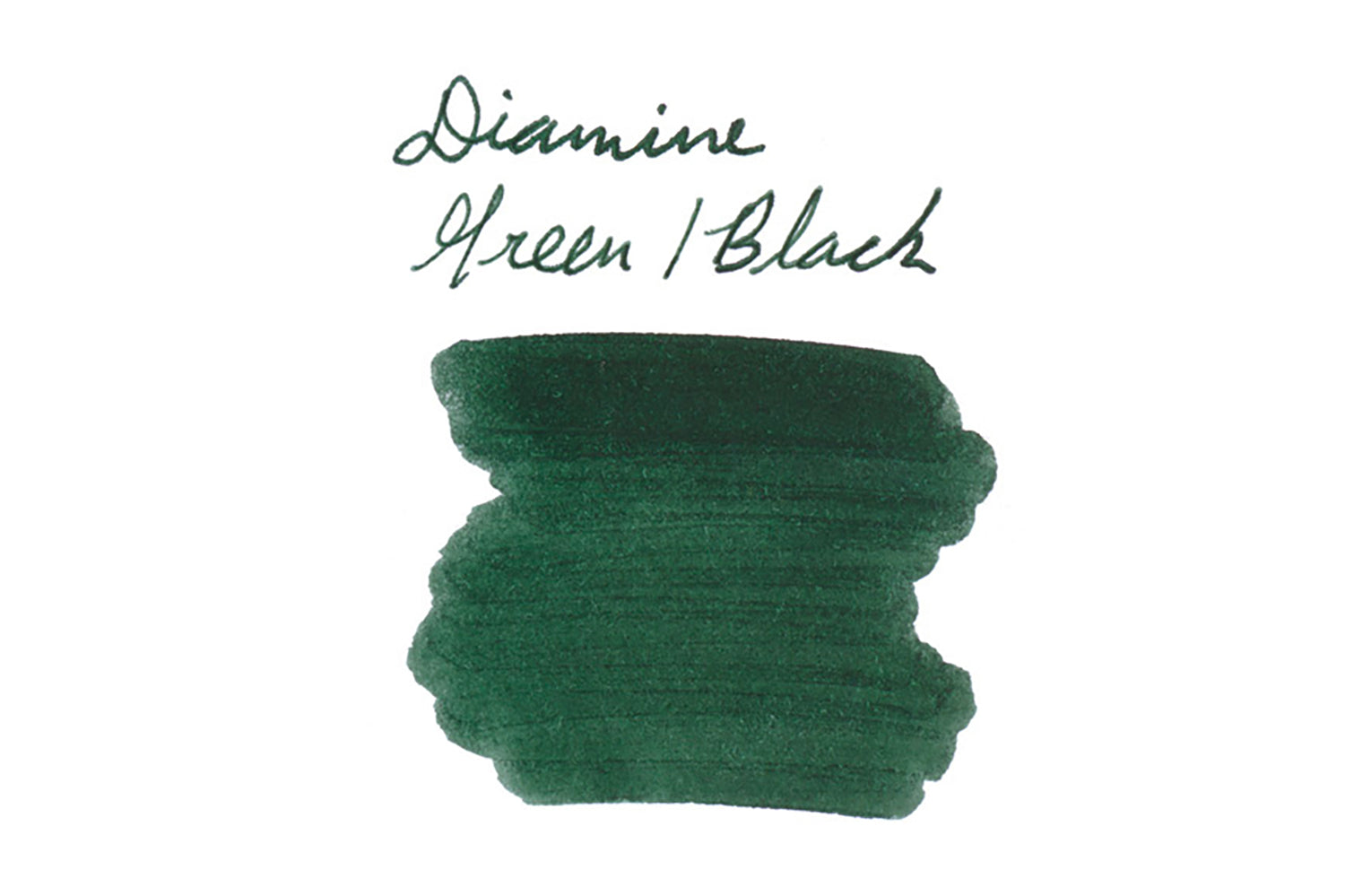 Diamine Green/Black fountain pen ink