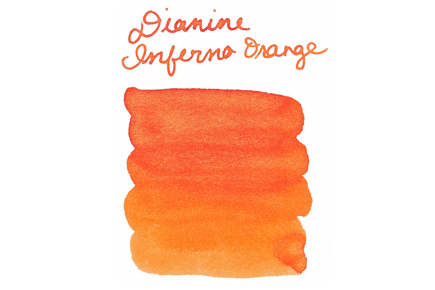 Diamine Inferno Orange fountain pen ink