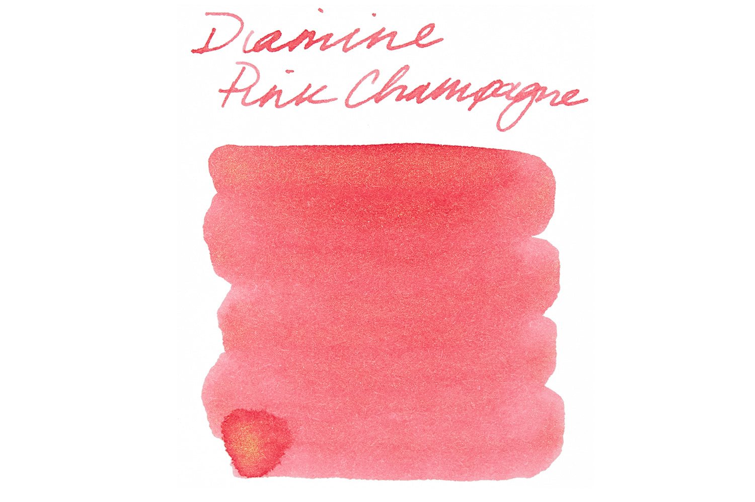 Diamine Pink Champagne fountain pen ink