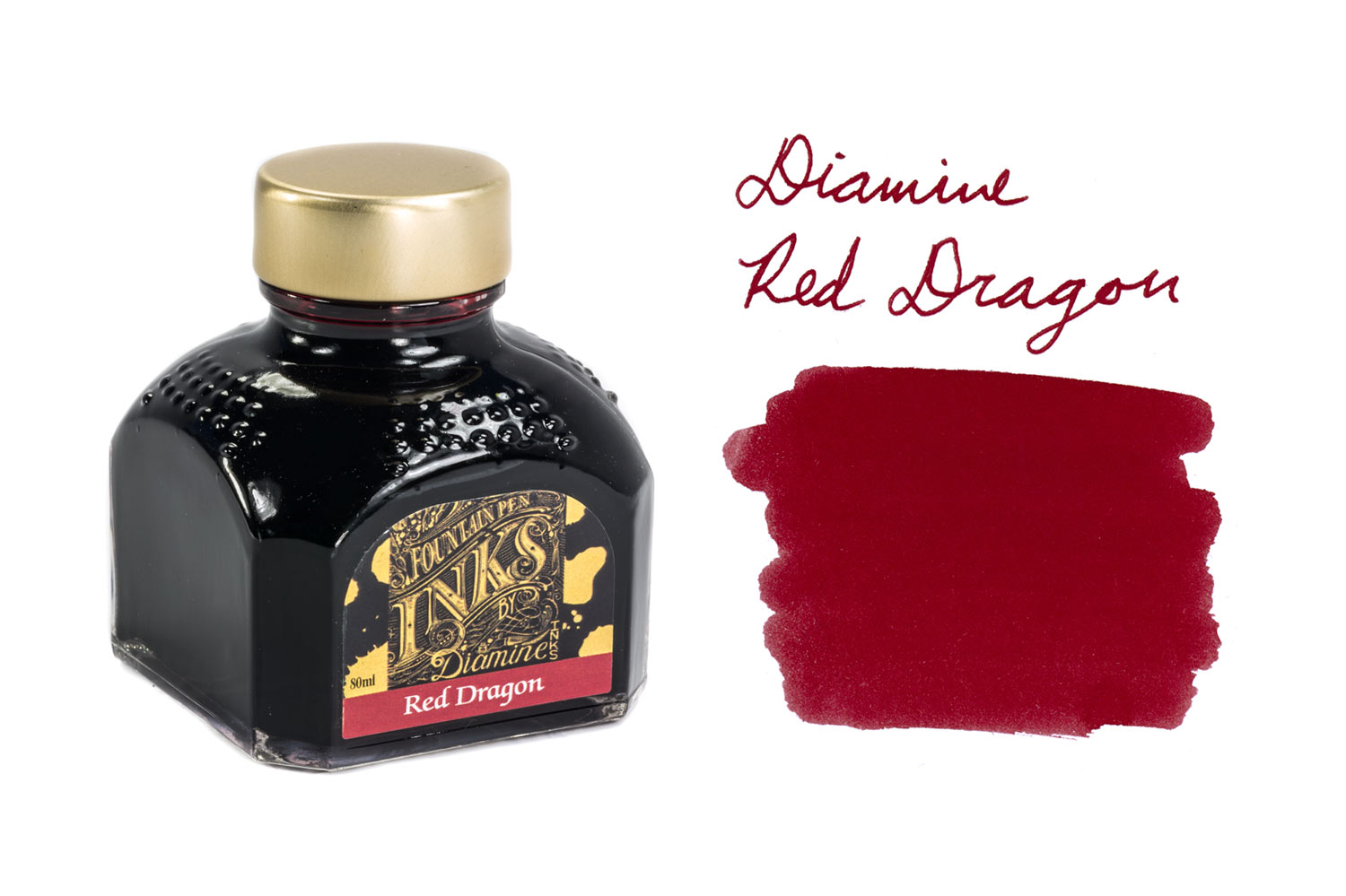 Diamine Red Dragon - 80ml Bottled Ink