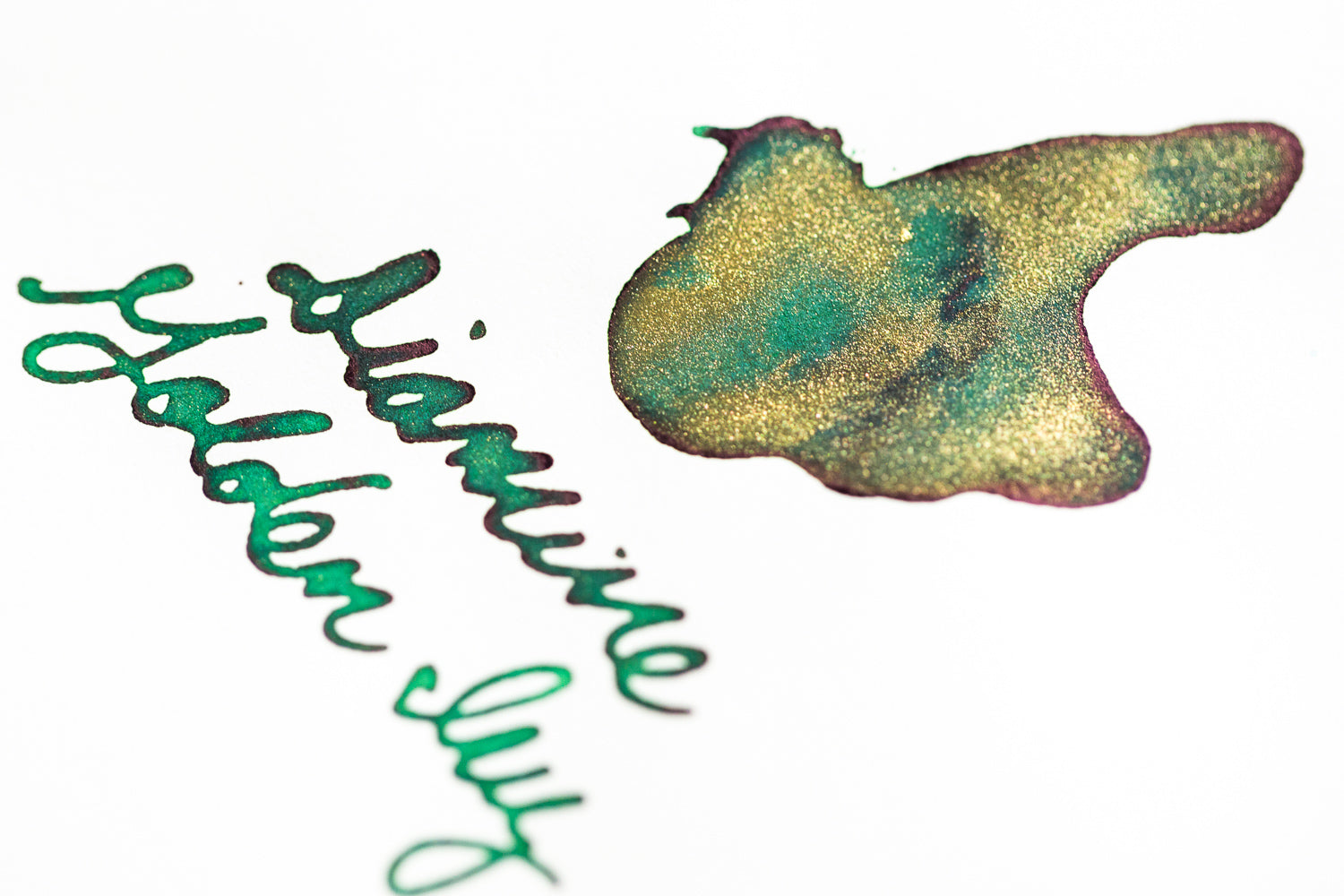 Diamine Golden Ivy fountain pen ink