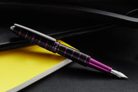 Diplomat Elox Fountain Pen - Ring Black/Purple