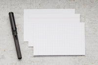 Exacompta White Index Cards (4 x 6) - Blank