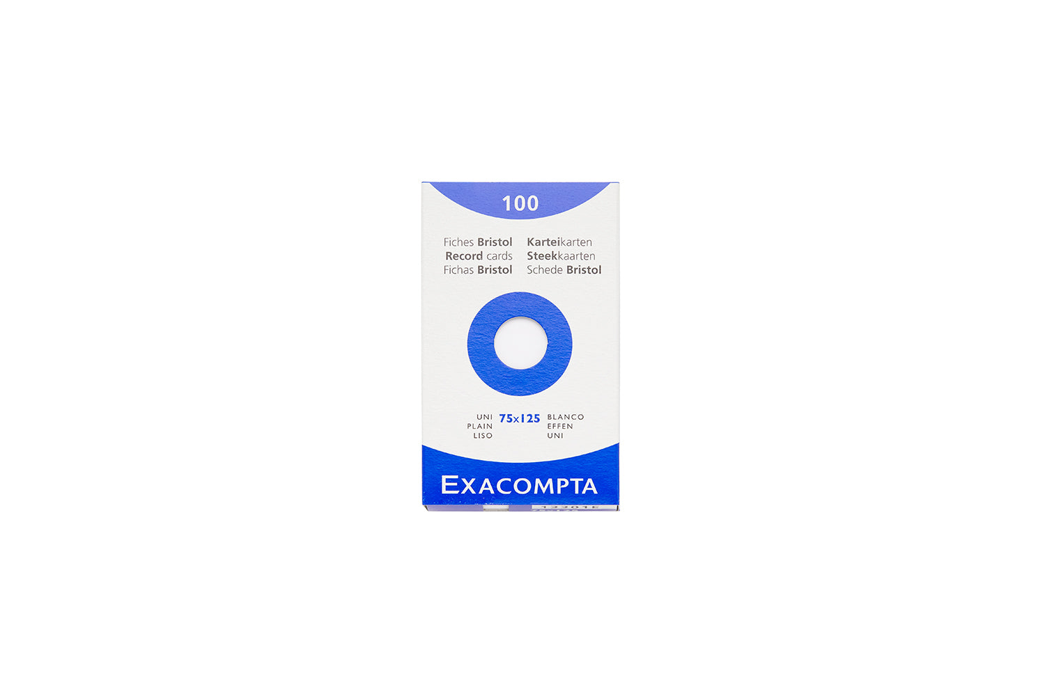 Exacompta White Index Cards (3 x 5) - Blank