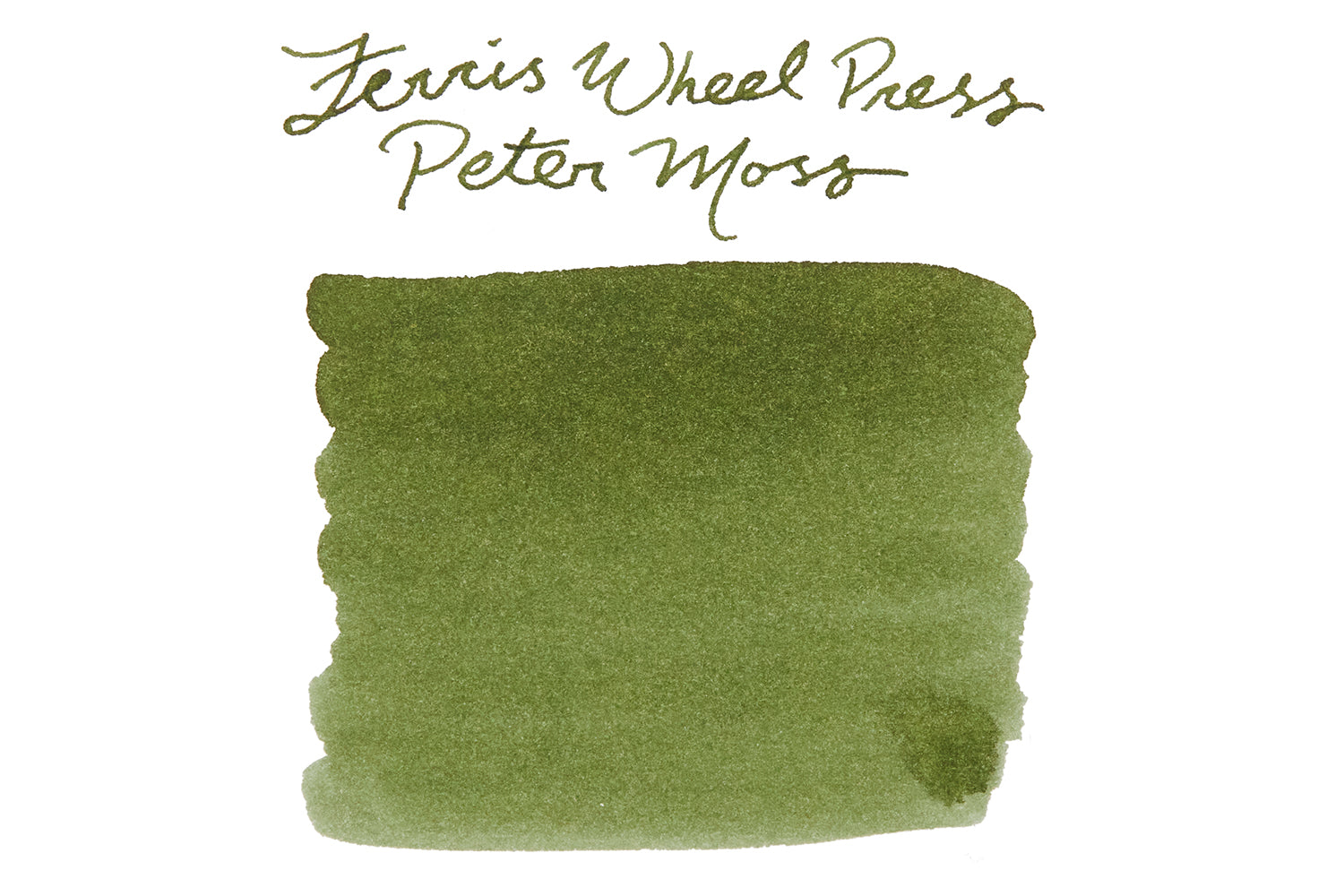 Ferris Wheel Press Peter Moss ink swab