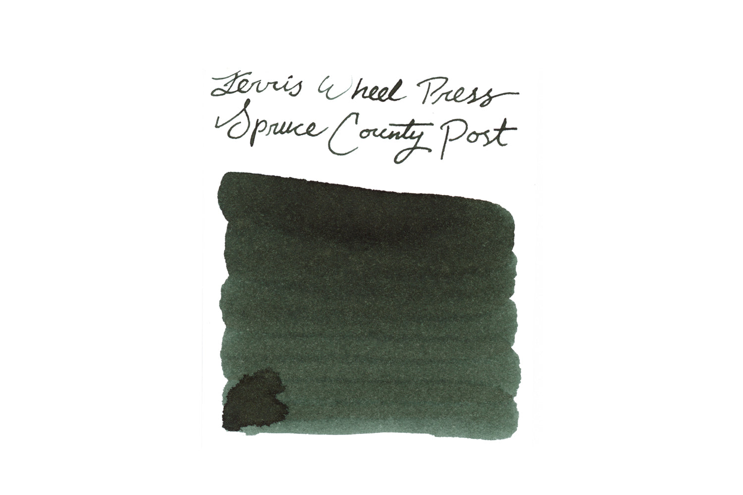 Ferris Wheel Press Spruce County Post fountain pen ink