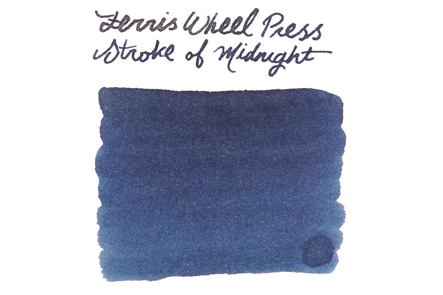 Ferris Wheel Press Stroke of Midnight ink swab