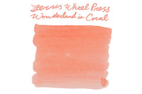 Ferris Wheel Press Wonderland in Coral - Ink Sample