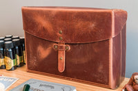 Galen Leather Writer's Medic Bag - Crazy Horse Tan