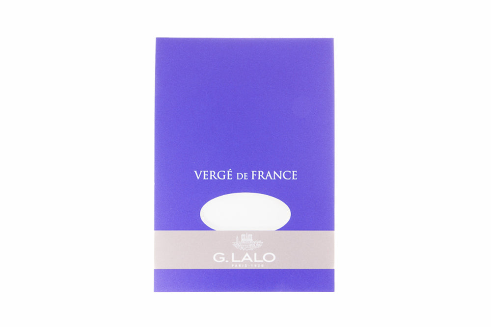 G. Lalo Vergé de France A5 Tablet - White